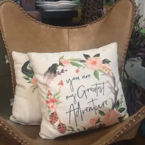 You are my greatest adventure pillow